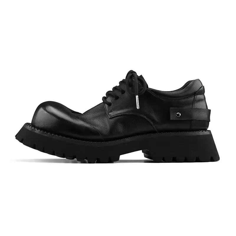 Rugged Sole Leather Shoes
