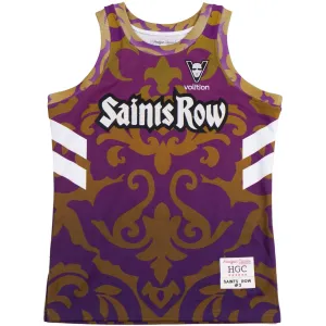 SAINTS ROW 3RD STREET BASKETBALL JERSEY (PURPLE)