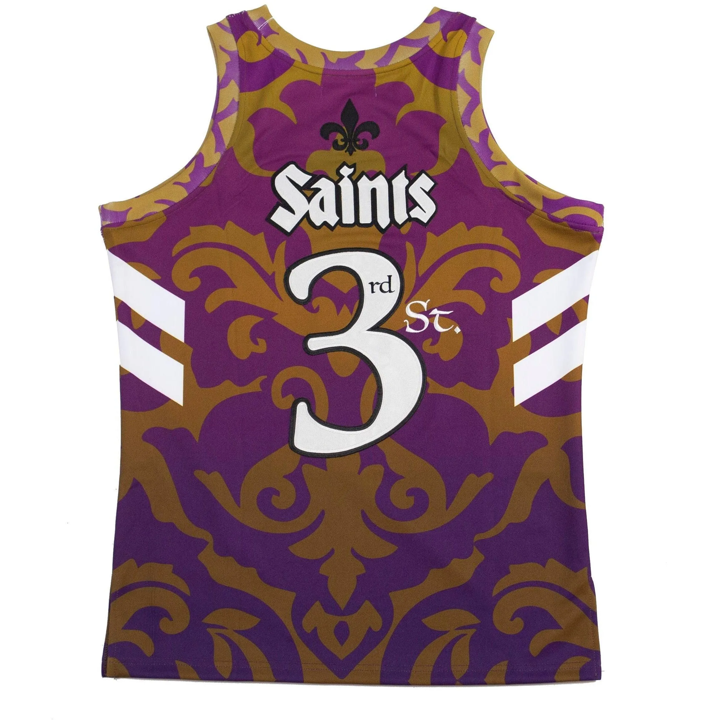 SAINTS ROW 3RD STREET BASKETBALL JERSEY (PURPLE)