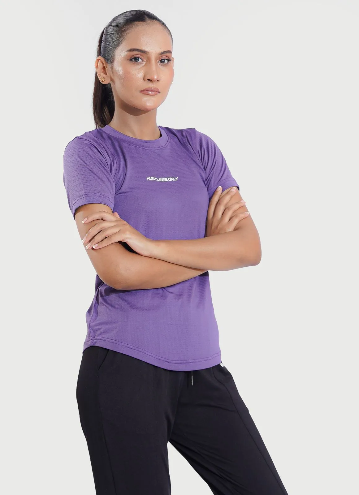 Sash Essential T-Shirt - Purple