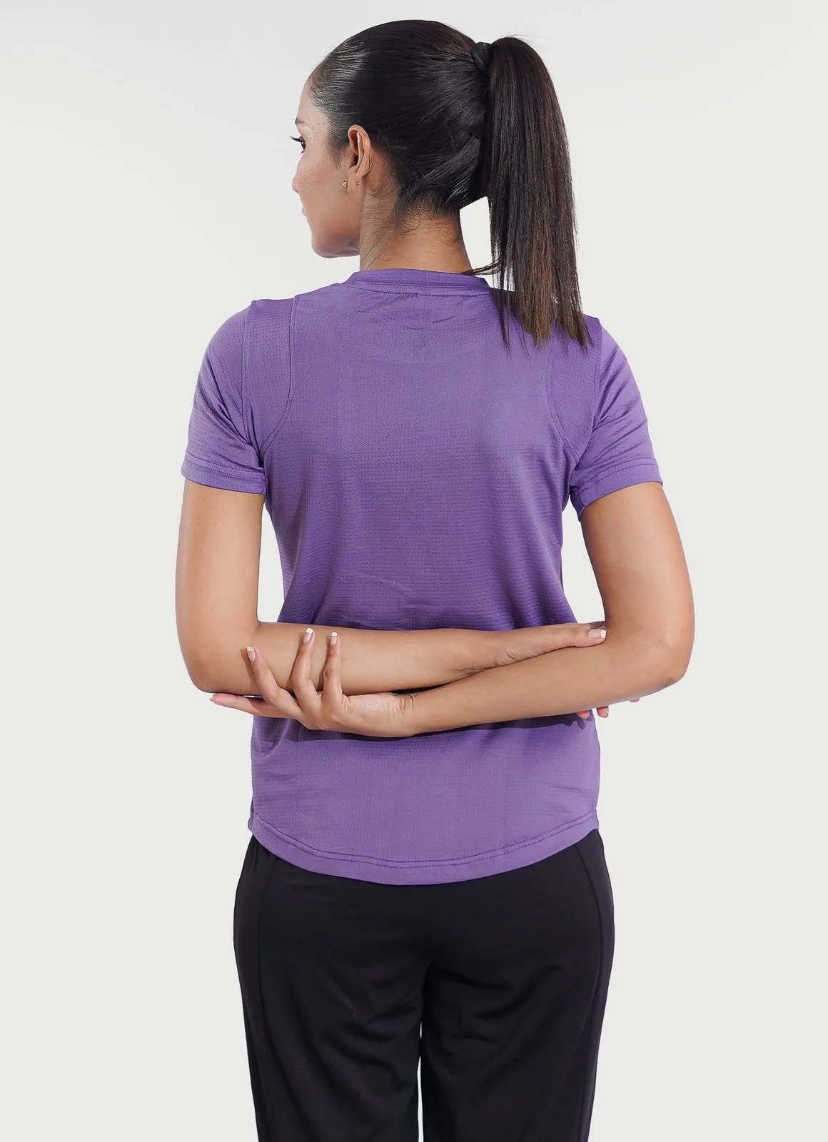 Sash Essential T-Shirt - Purple