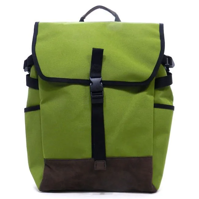 School backpack Belt navy Canvas color block I Pad laptop form L pockets Bag