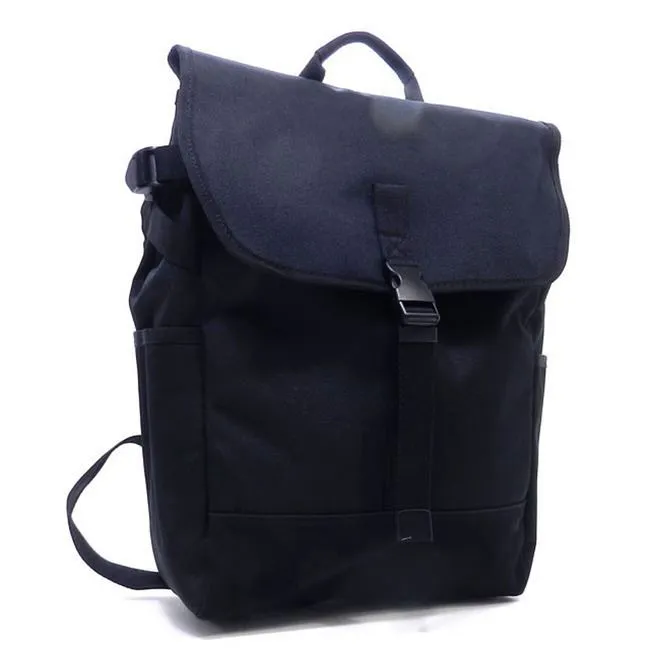 School backpack Belt navy Canvas color block I Pad laptop form L pockets Bag