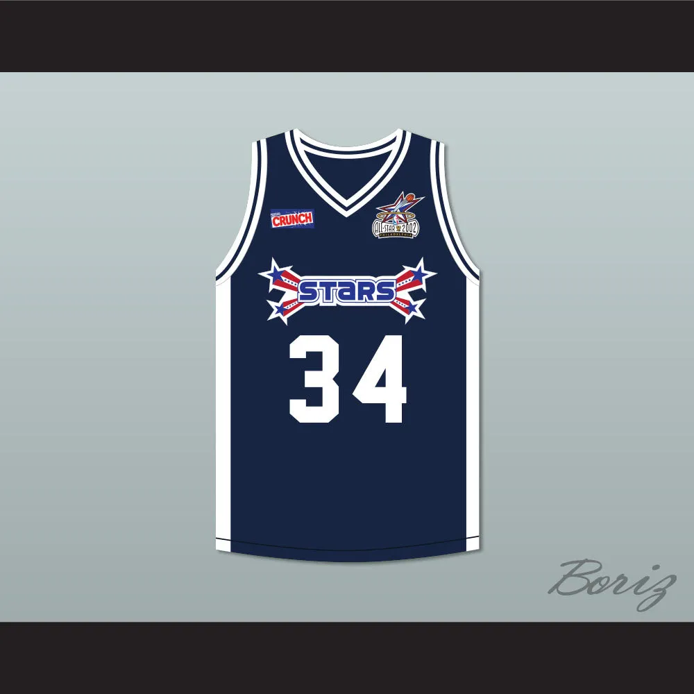 Shaquille 'Shaq' O'Neal 34 Stars Basketball Jersey Rock N' Jock All Star Jam 2002