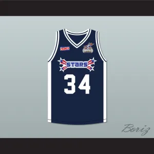 Shaquille 'Shaq' O'Neal 34 Stars Basketball Jersey Rock N' Jock All Star Jam 2002