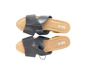 Shoes Heels Block By Mia In Black, Size: 7