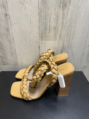 Shoes Heels Block By Michael Kors Collection In Brown, Size: 7.5