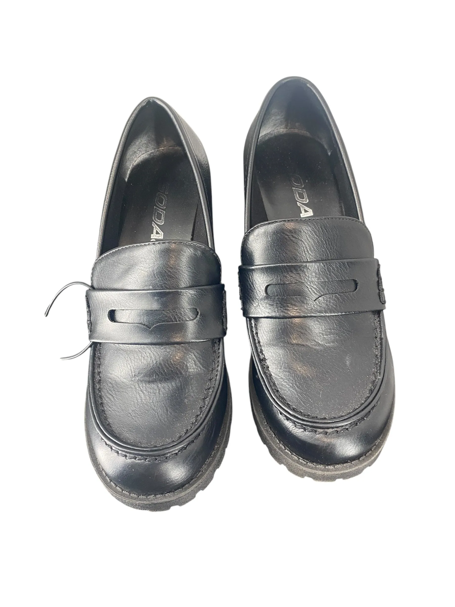 Shoes Heels Block By Soda In Black, Size: 6