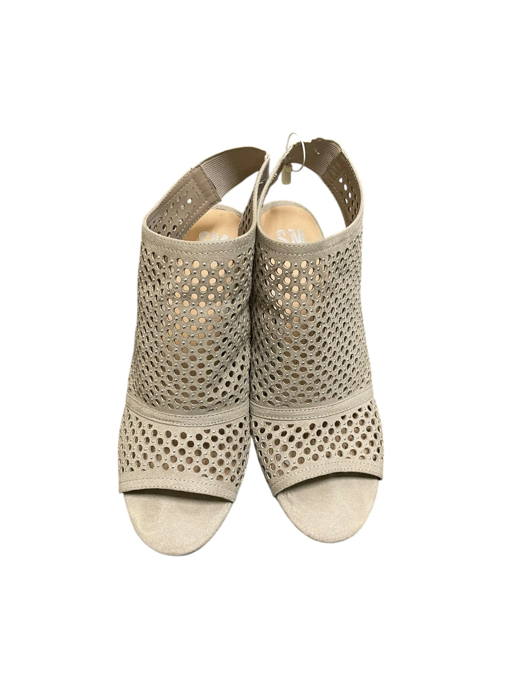 Shoes Heels Block By Steve Madden In Grey, Size: 9.5