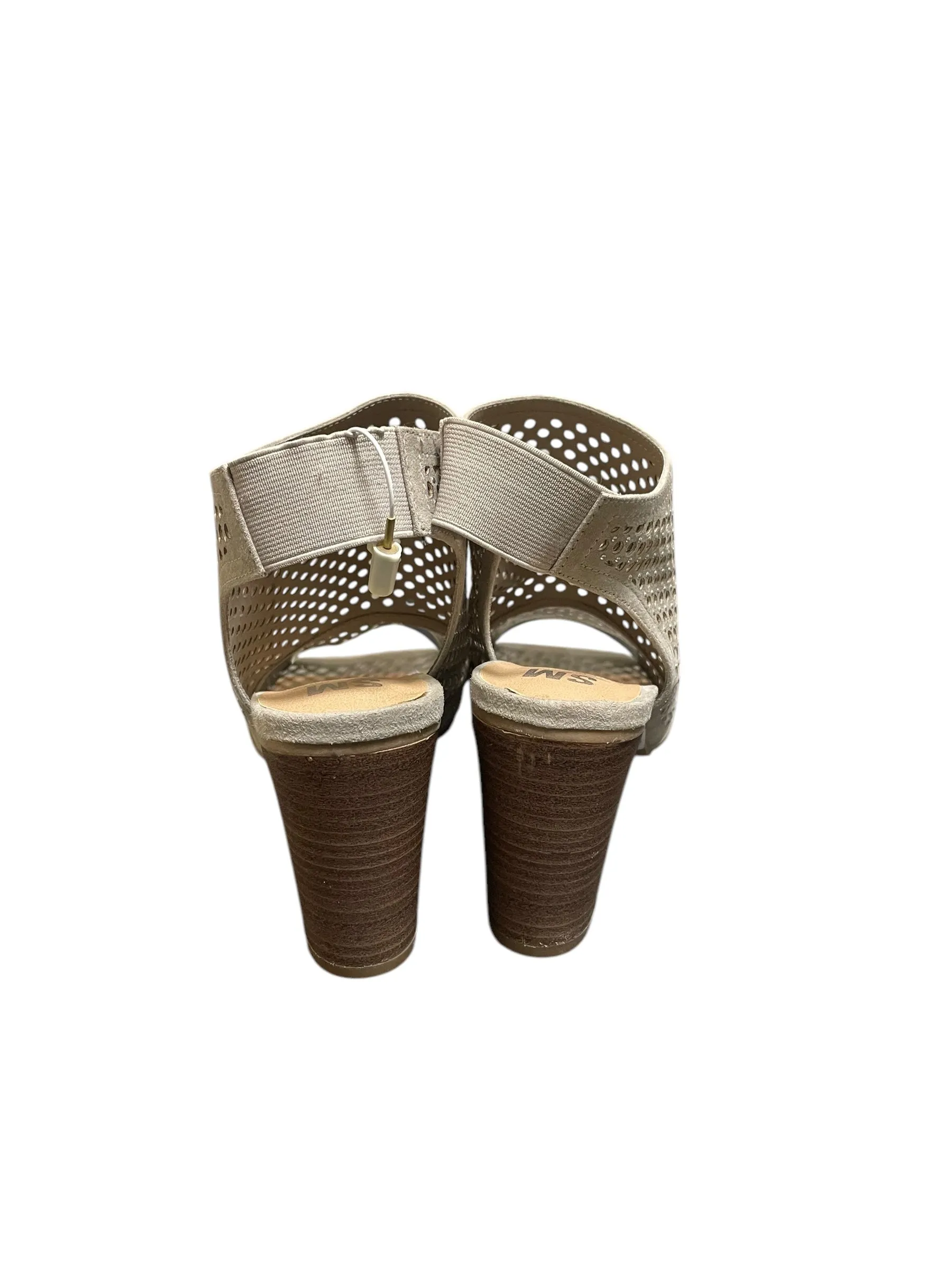 Shoes Heels Block By Steve Madden In Grey, Size: 9.5