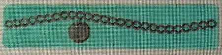 Silver Charm on Blue