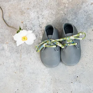 SLATE TRAVELLERS WITH LIBERTY PRINT LACES