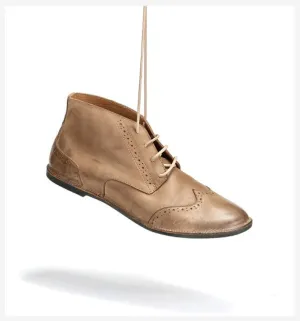 Soft Runway Popular Men Shoes Flats Lace Up High Top Tan Oxfords