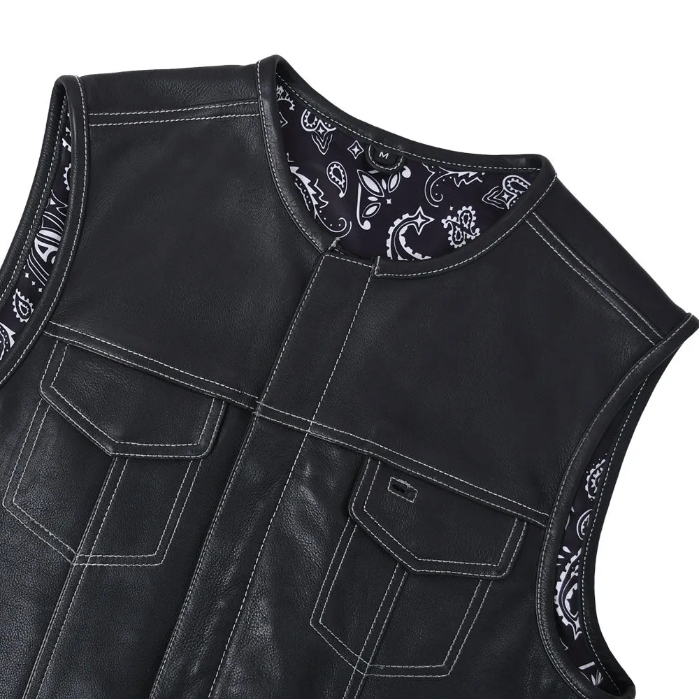 SUNRISE - Motorcycle Leather Vest