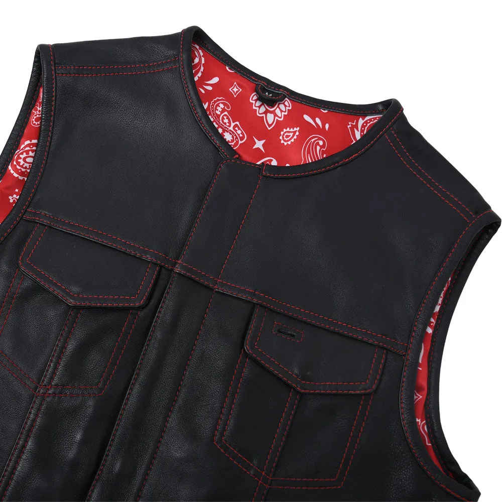 SUNRISE - Motorcycle Leather Vest