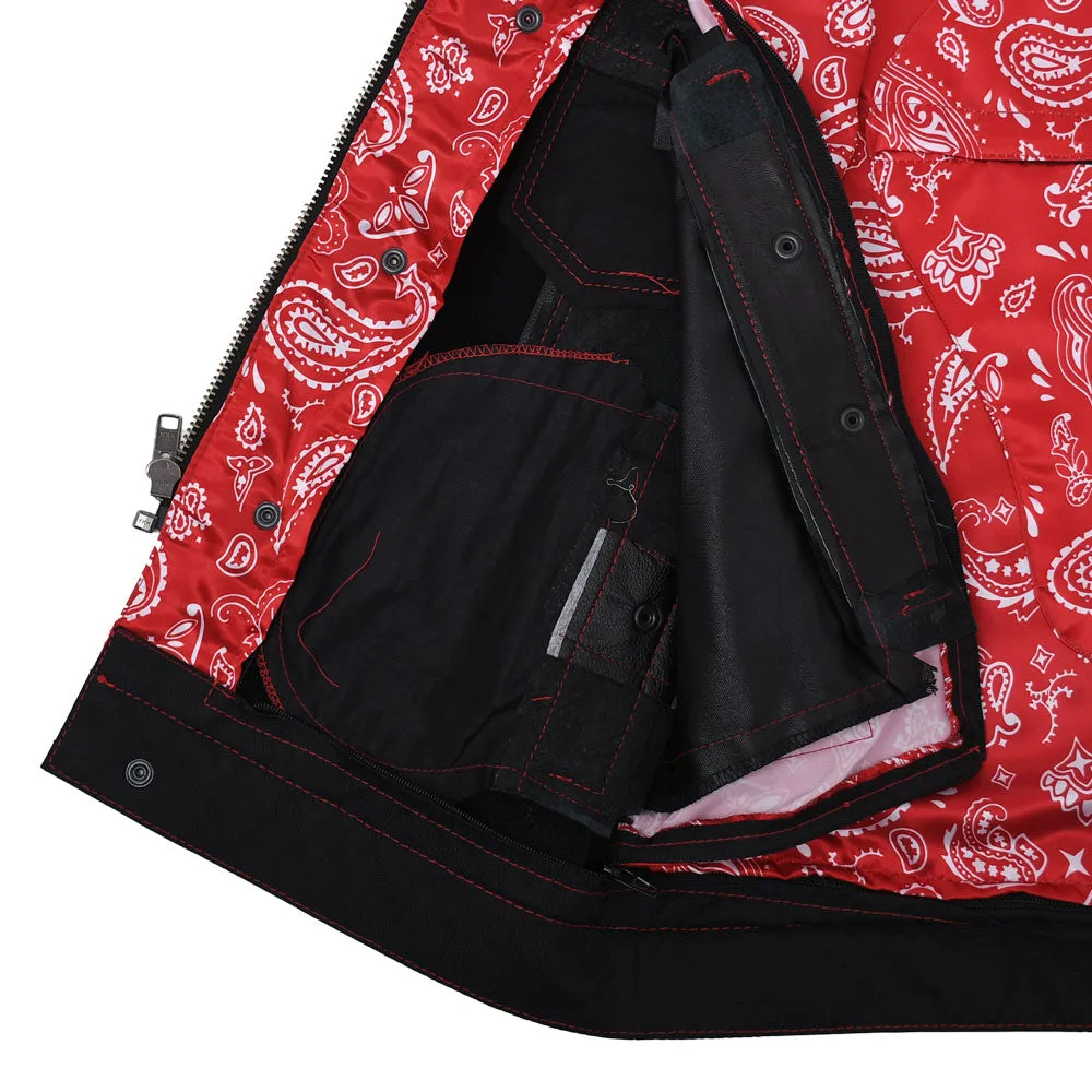 SUNRISE - Motorcycle Leather Vest