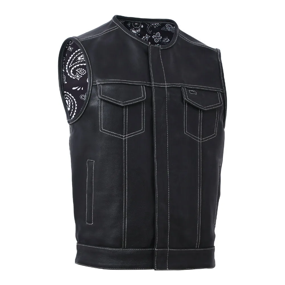 SUNRISE - Motorcycle Leather Vest