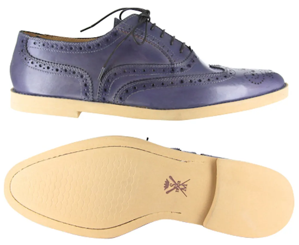 Sutor Mantellassi Blue Shoes – Size: 7.5 US / 6.5 UK