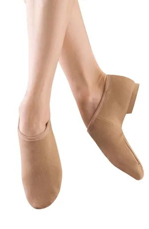 Tan Phantom Stretch Canvas Jazz Shoe - Adult