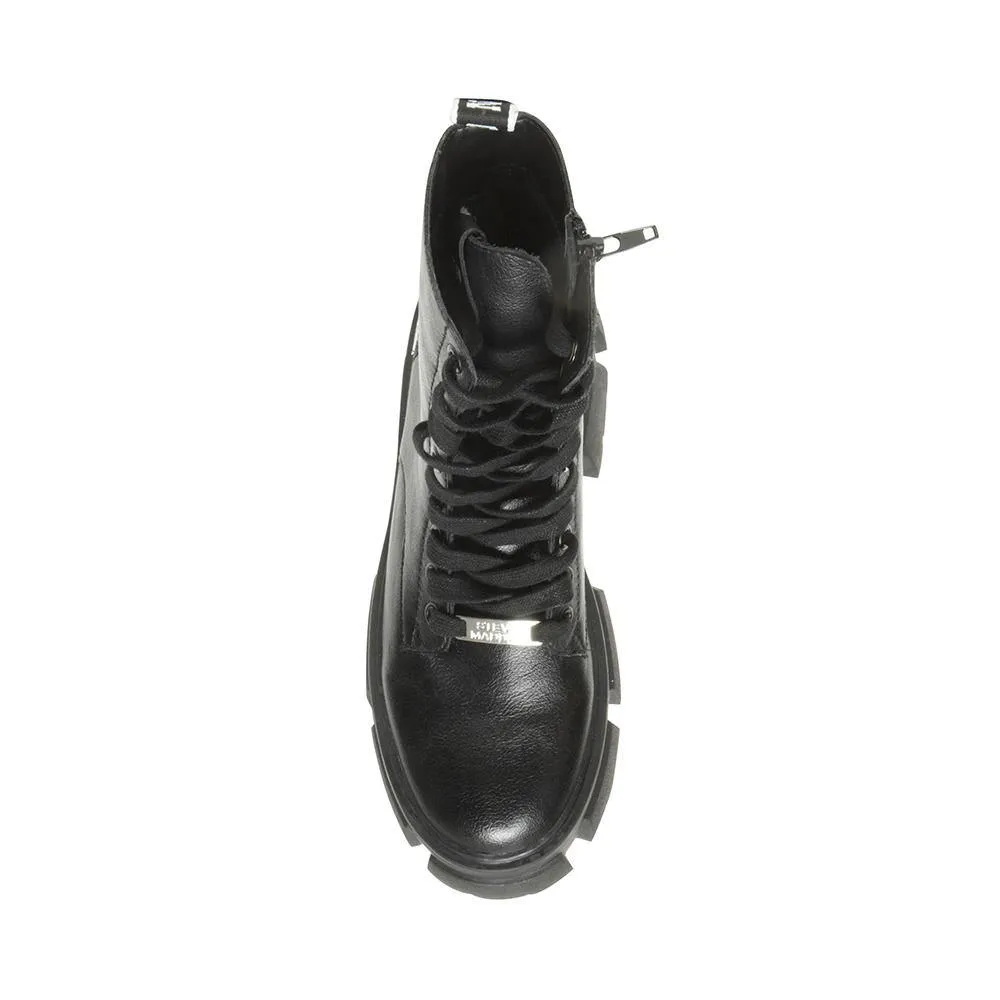 TANKER BLACK LEATHER