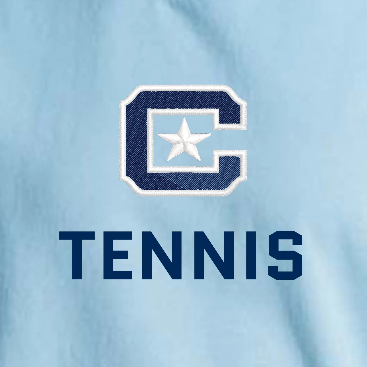 The Citadel Block C Sports, Tennis, Embroidered Unisex Comfort Colors ® Ring Spun Crewneck Sweatshirt