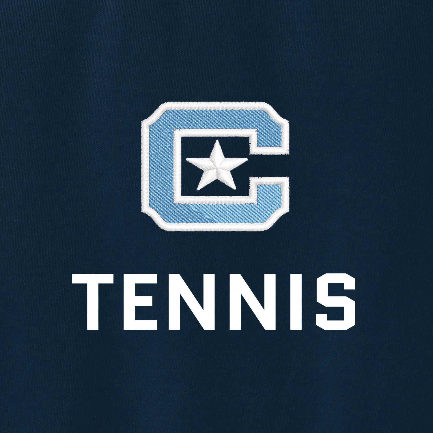 The Citadel Block C Sports, Tennis, Embroidered Unisex Comfort Colors ® Ring Spun Crewneck Sweatshirt