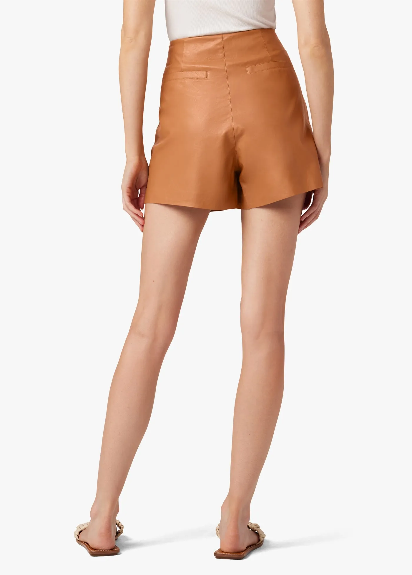 THE JOHNNIE VEGAN LEATHER SHORT