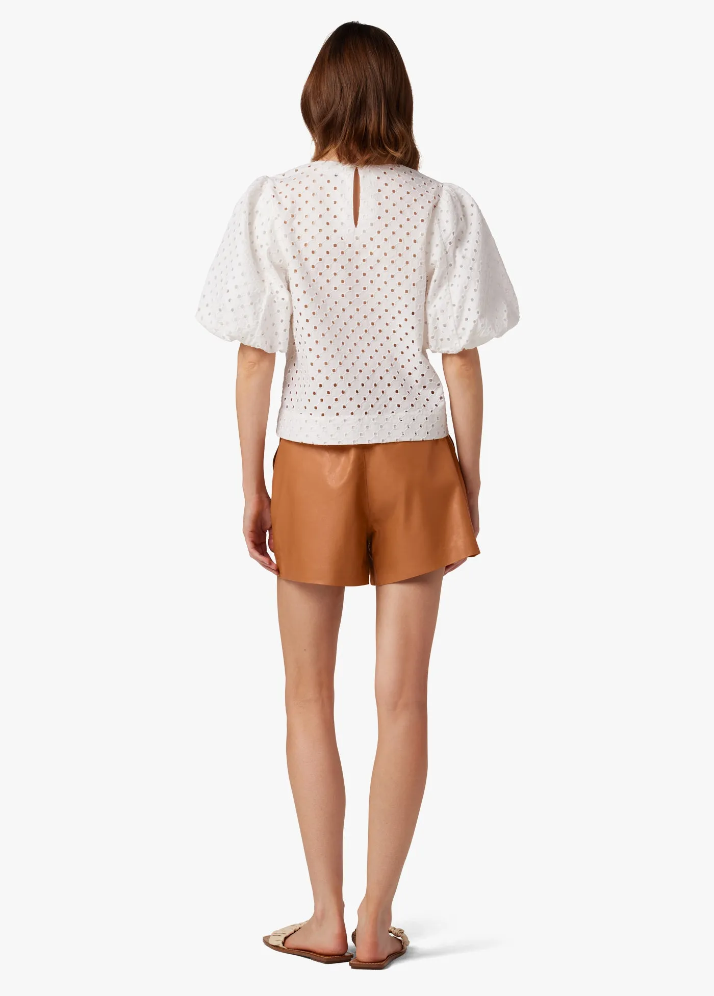 THE JOHNNIE VEGAN LEATHER SHORT