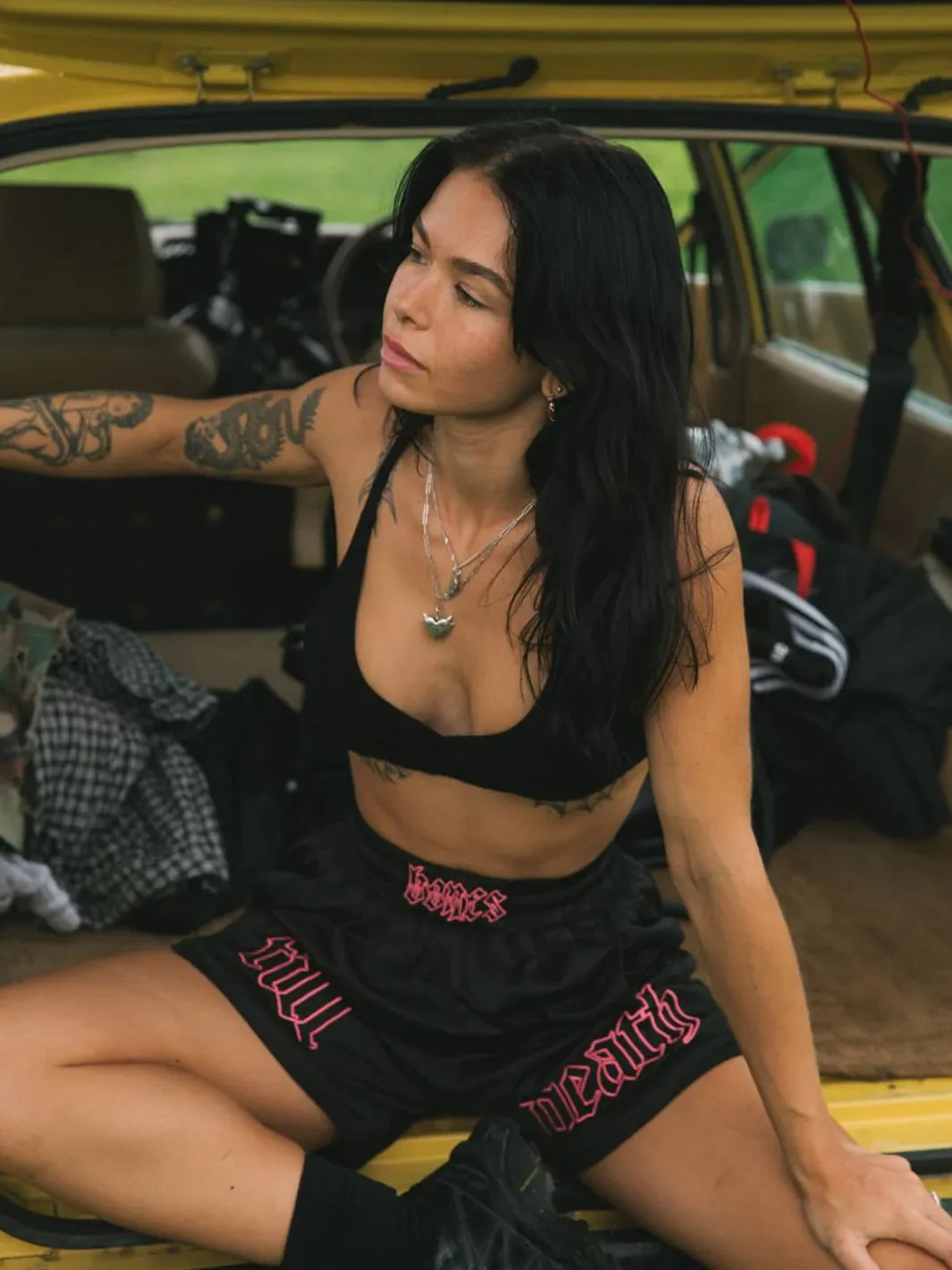 TILL DEATH BALLER SHORTS - BLACK