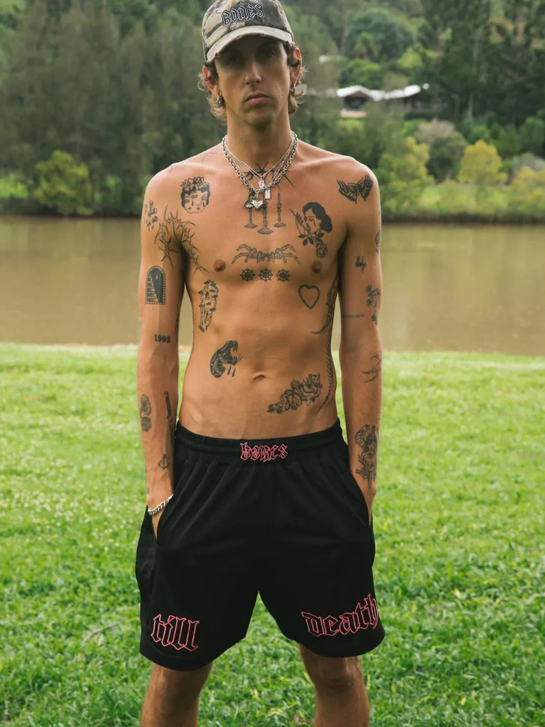 TILL DEATH BALLER SHORTS - BLACK
