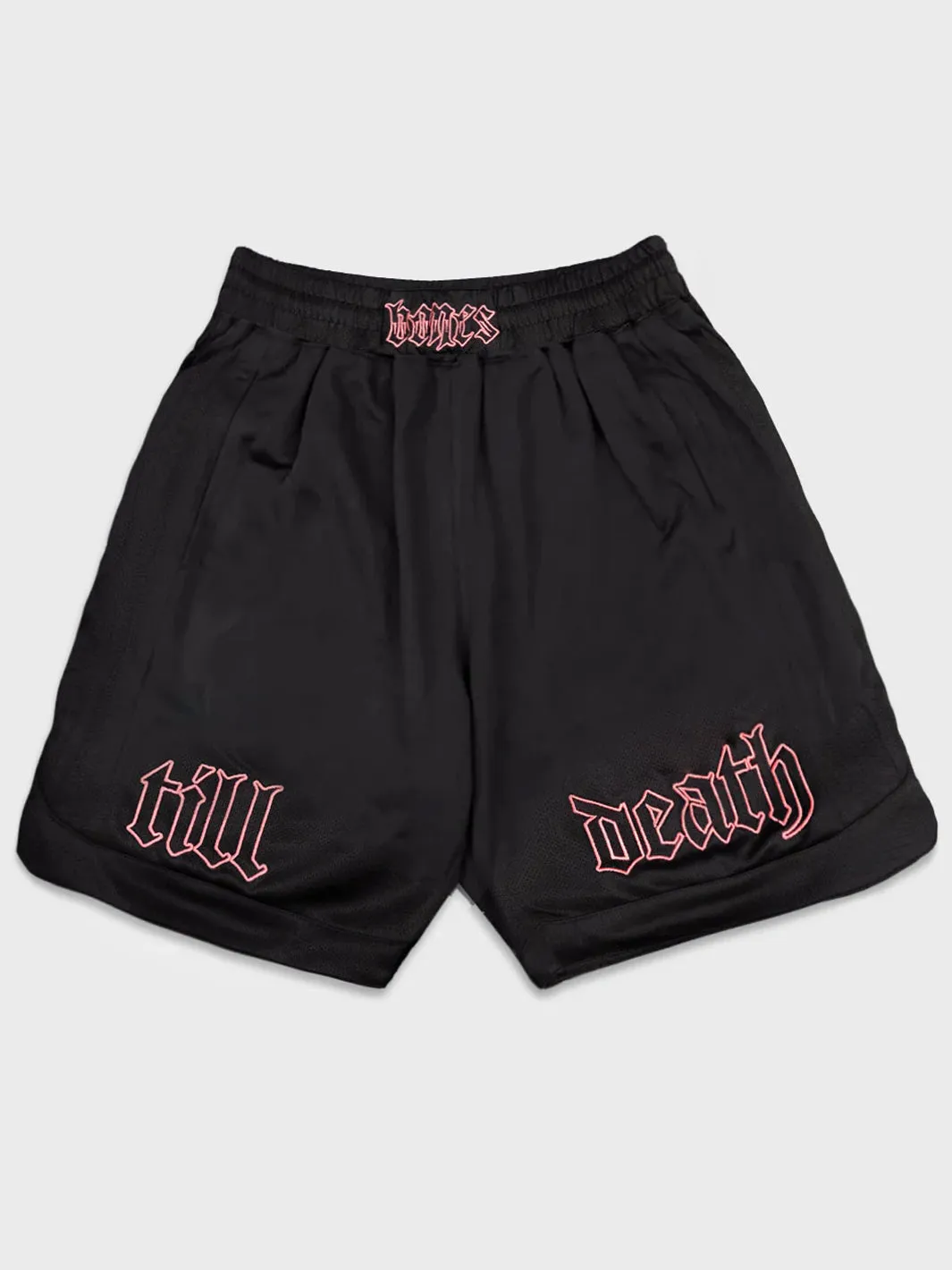 TILL DEATH BALLER SHORTS - BLACK