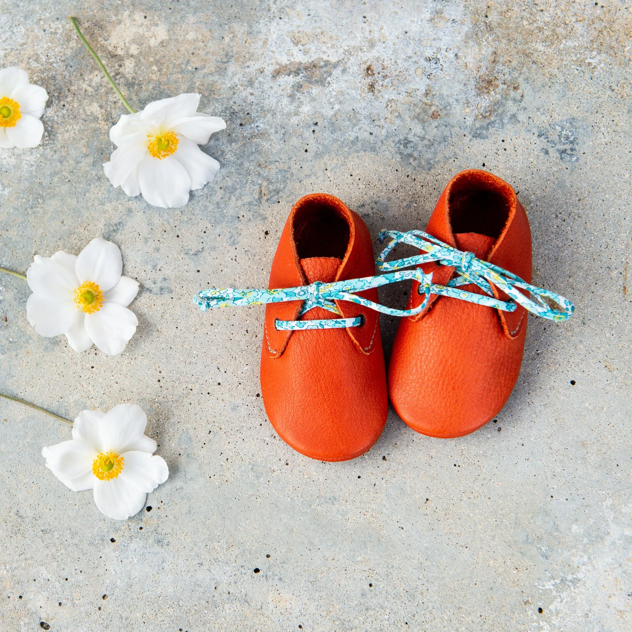 TOMATO TRAVELLERS WITH LIBERTY PRINT LACES