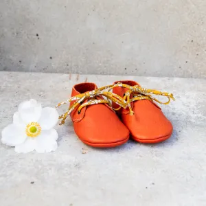 TOMATO TRAVELLERS WITH LIBERTY PRINT LACES
