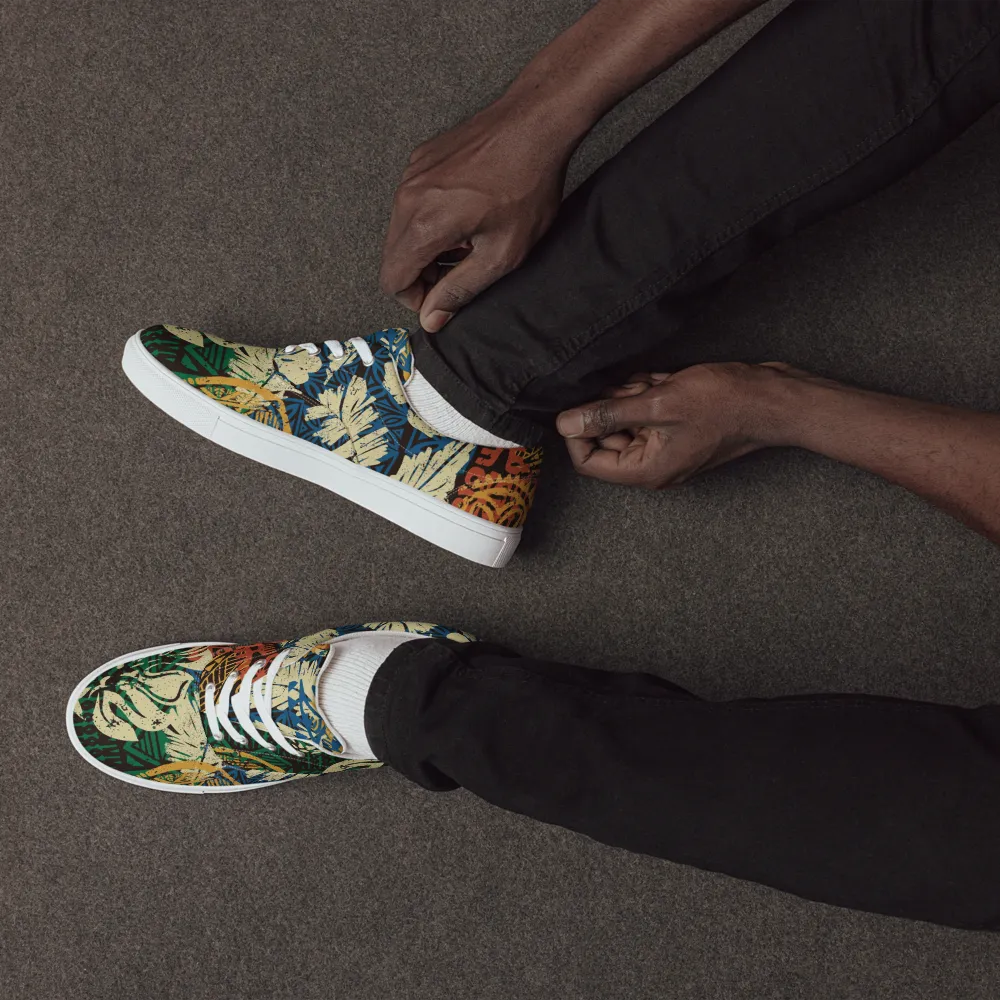 Totem Paradise Stamp Canvas Shoes
