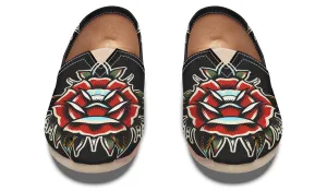 Traditional Rose Casual Shoes