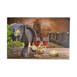 TS0037-Lighted Print : Wine Cellar