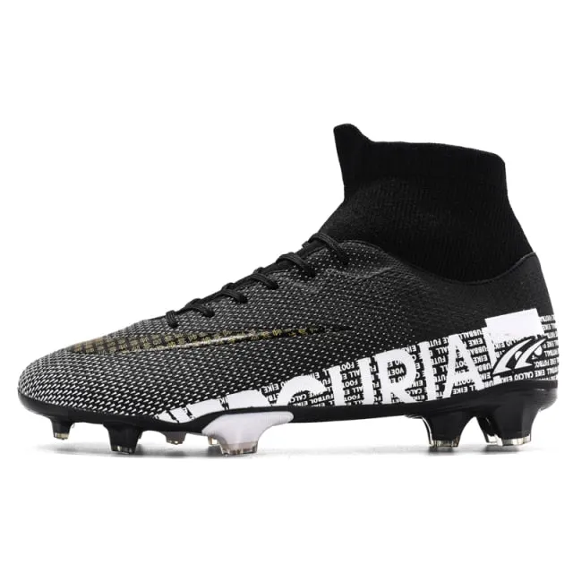 Ultralight Soccer Shoes Men Outdoor FG TF Boys Non-Slip Cleats