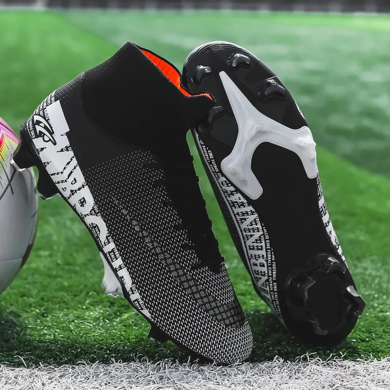 Ultralight Soccer Shoes Men Outdoor FG TF Boys Non-Slip Cleats