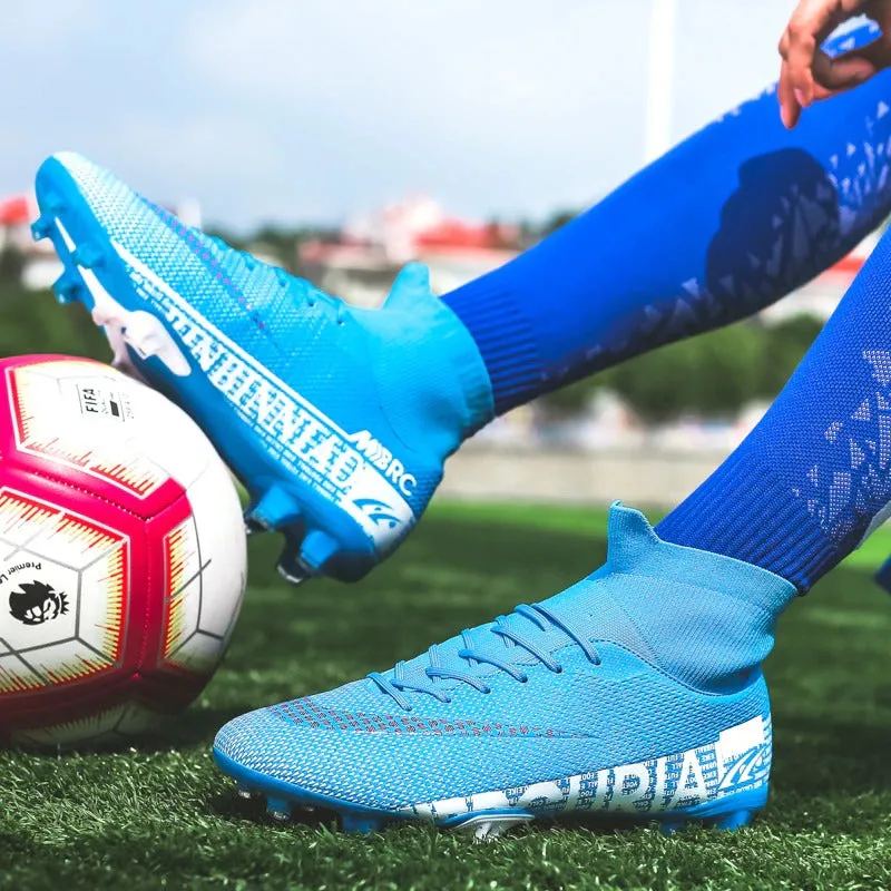 Ultralight Soccer Shoes Men Outdoor FG TF Boys Non-Slip Cleats