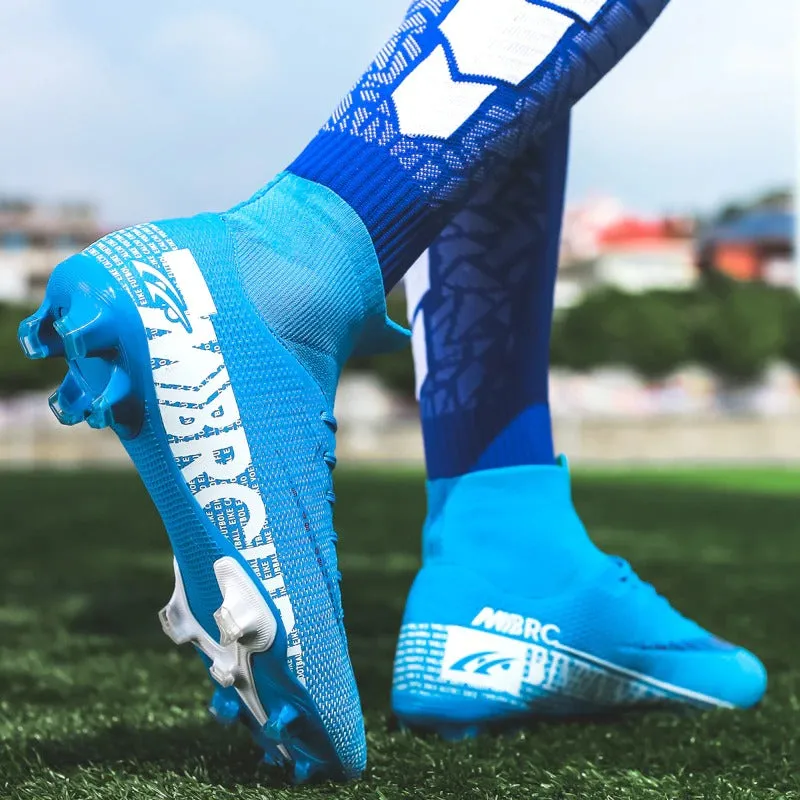 Ultralight Soccer Shoes Men Outdoor FG TF Boys Non-Slip Cleats