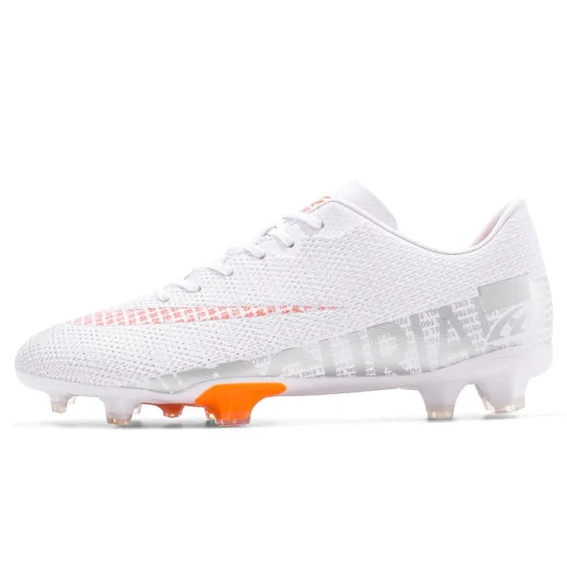 Ultralight Soccer Shoes Men Outdoor FG TF Boys Non-Slip Cleats