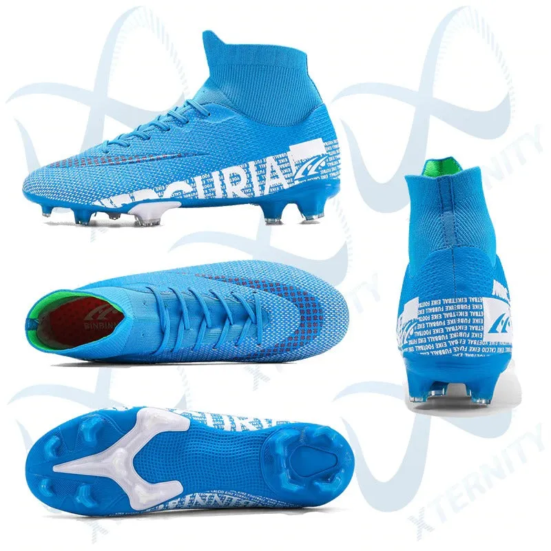 Ultralight Soccer Shoes Men Outdoor FG TF Boys Non-Slip Cleats