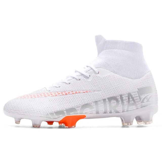 Ultralight Soccer Shoes Men Outdoor FG TF Boys Non-Slip Cleats