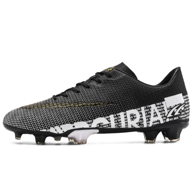 Ultralight Soccer Shoes Men Outdoor FG TF Boys Non-Slip Cleats