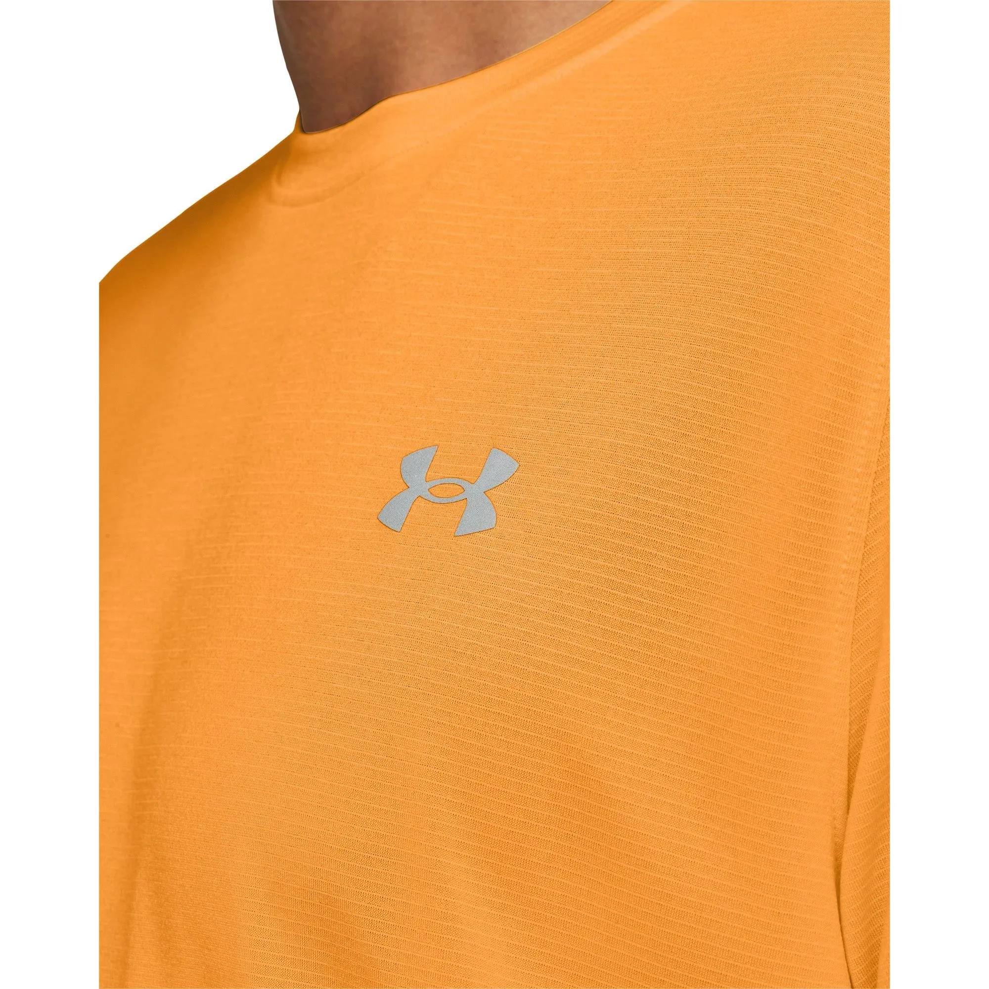 Under Armour Launch Short Sleeve Mens Running Top - Orange
