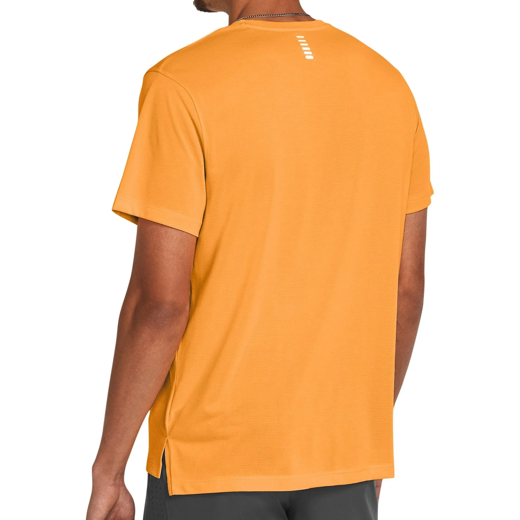 Under Armour Launch Short Sleeve Mens Running Top - Orange