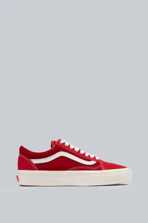 VANS PREMIUM OLD SKOOL LX SUEDE RED