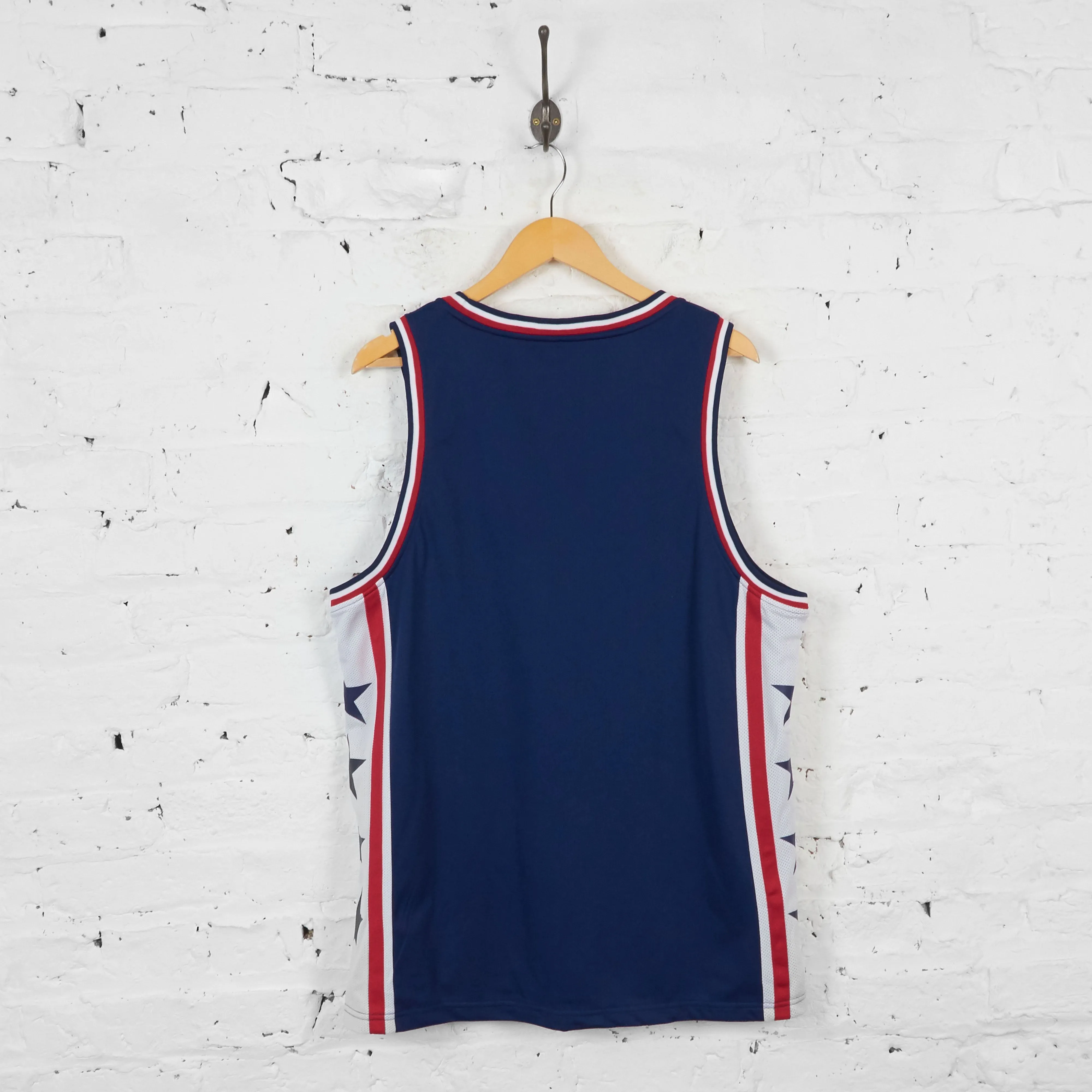 Vintage Tommy Jeans Basketball Jersey - Navy - XXL