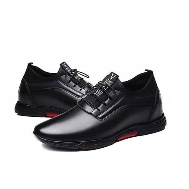 West Louis™ Luxury Leather Sports Elastic Shoes