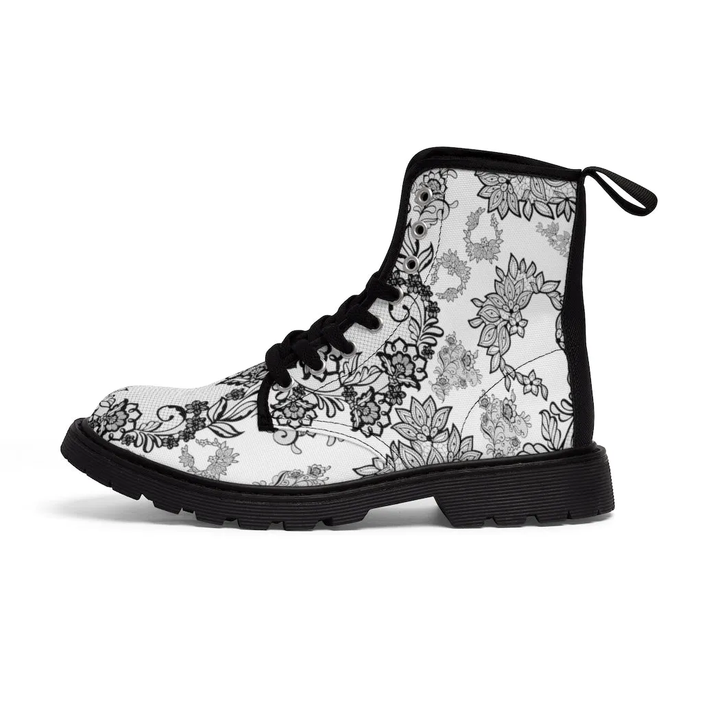 Women's Canvas Boots Ferob 'Fashionista'